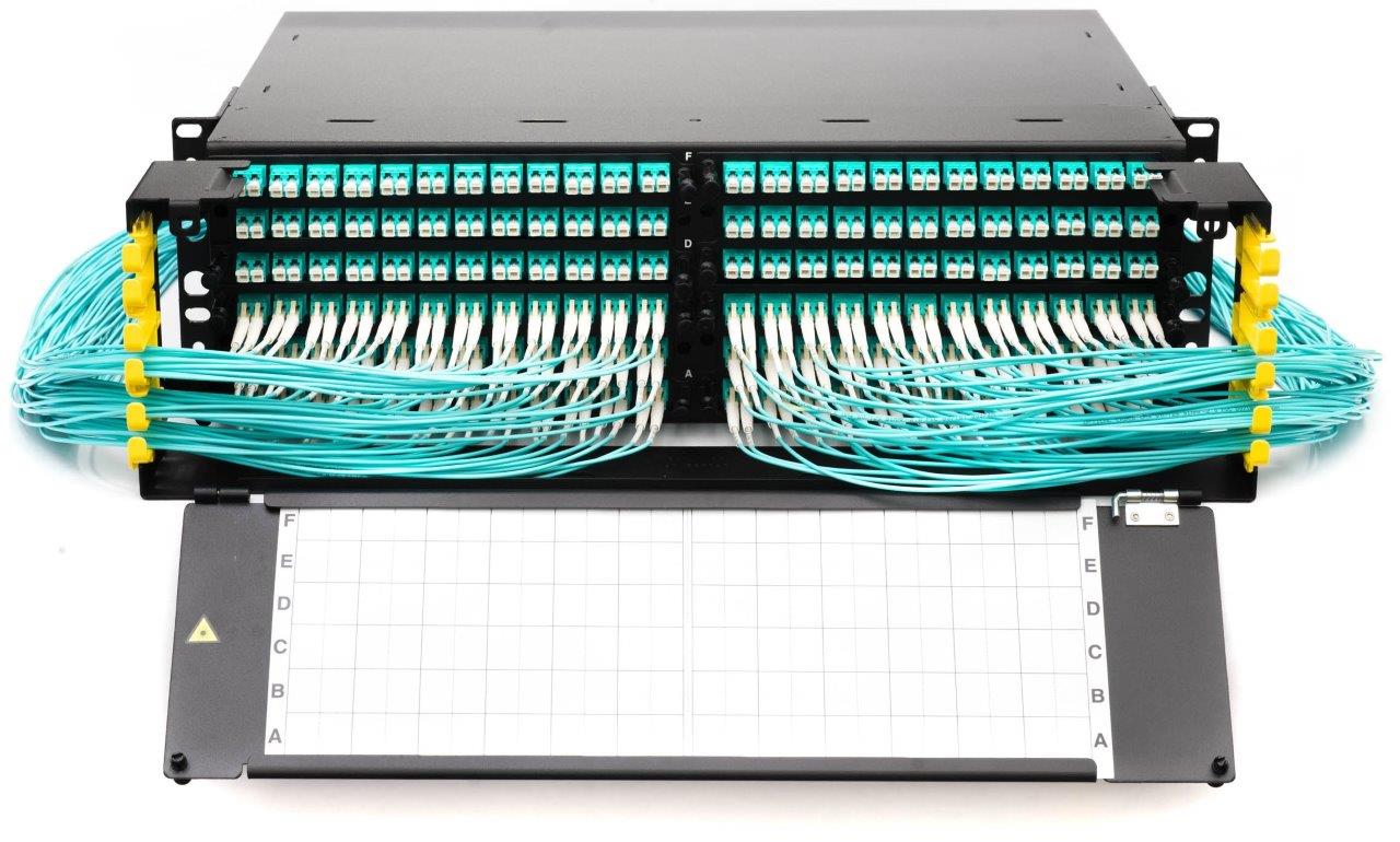 Cable distribution shop panel